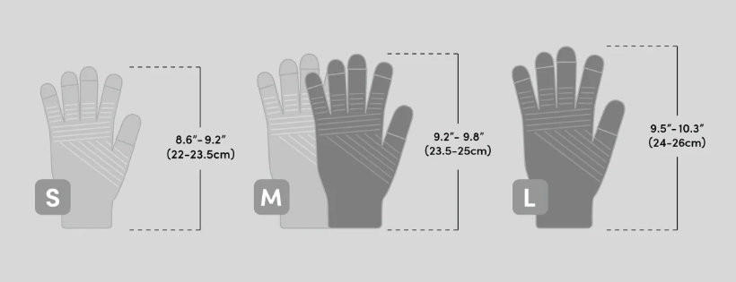 Gloves Sizes