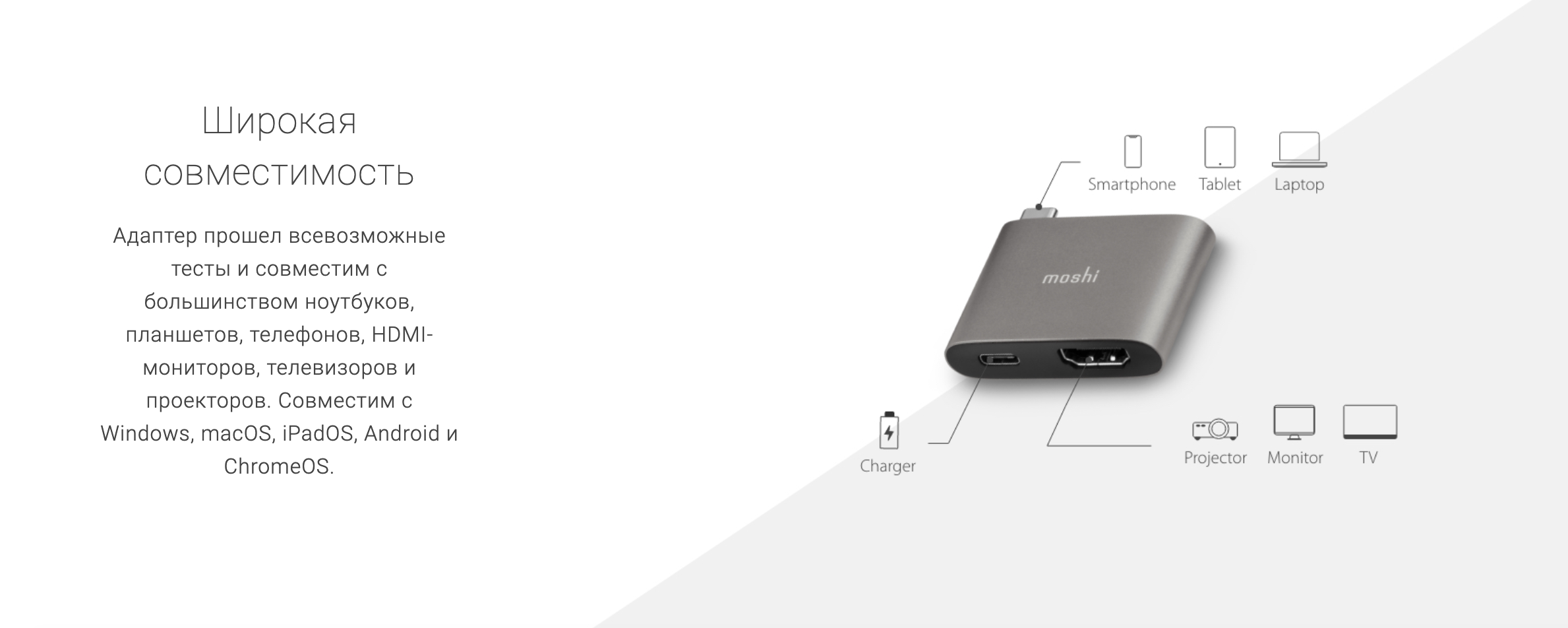 Адаптер USB-C на HDMI – Добро пожаловать в Справочный центр Moshi